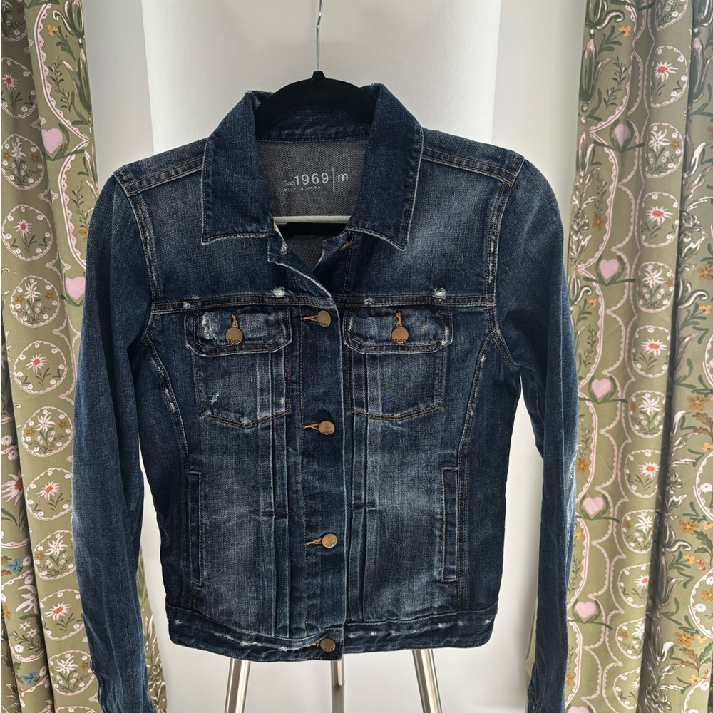 GAP Dark Blue Denim Trucker Jacket